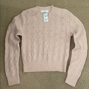 Elodie Blush Knit Girls Sweater. NWT